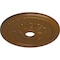 Ekena Millwork Palmetto Ceiling Medallion (Canopies up to 3 5/8"), 23 5/8"OD x 3 5/8"ID x 1 5/8"P, Smokey Topaz CM23PMSTF - alternate 2